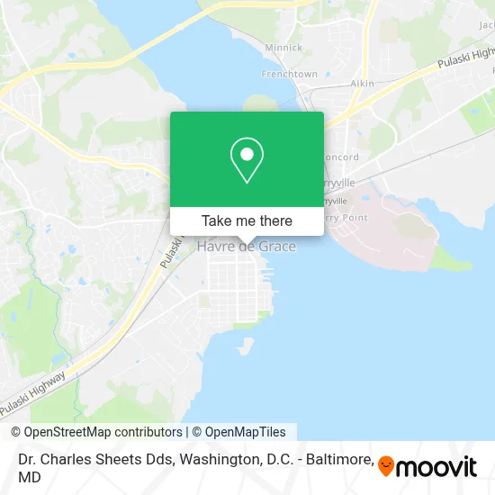 Dr. Charles Sheets Dds map