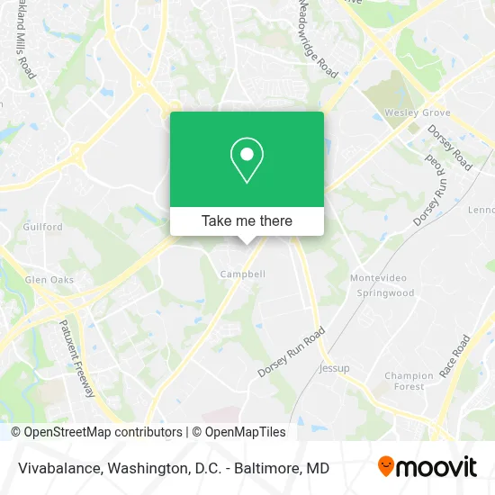 Vivabalance map