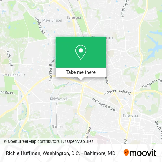 Richie Huffman map
