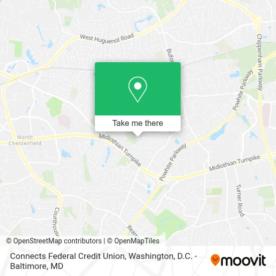 Connects Federal Credit Union map