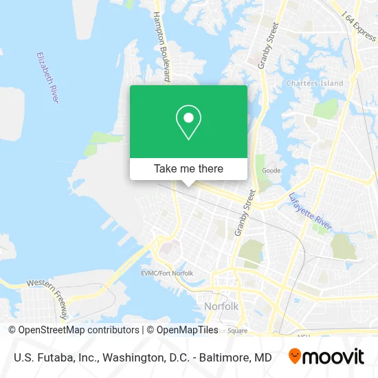 U.S. Futaba, Inc. map