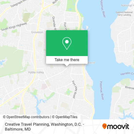 Creative Travel Planning map
