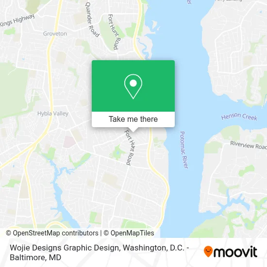 Wojie Designs Graphic Design map