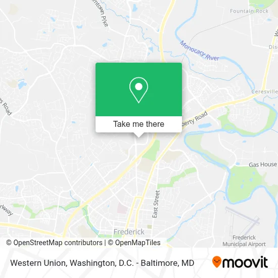 Western Union map