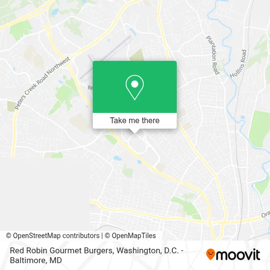 Red Robin Gourmet Burgers map