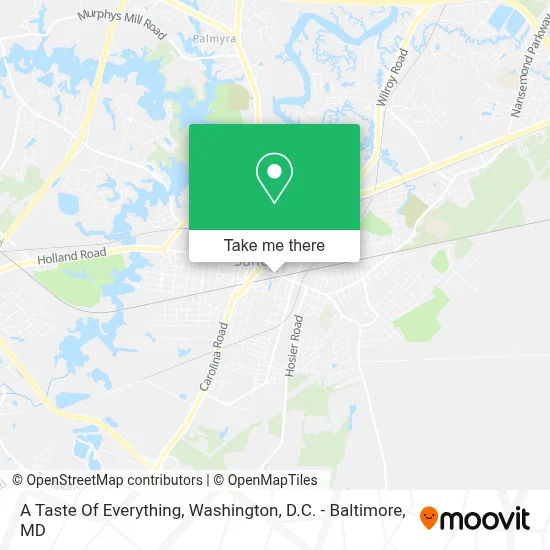 A Taste Of Everything map