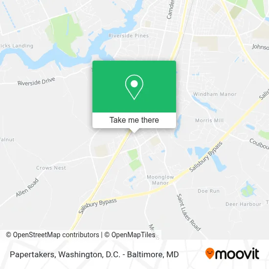 Papertakers map