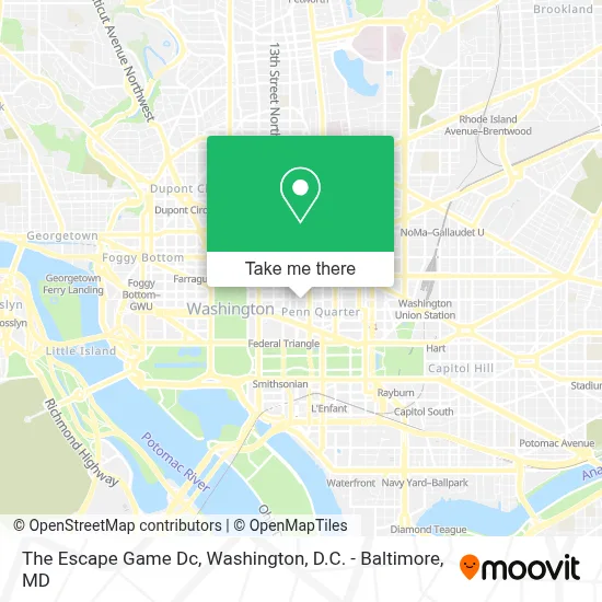 The Escape Game Dc map
