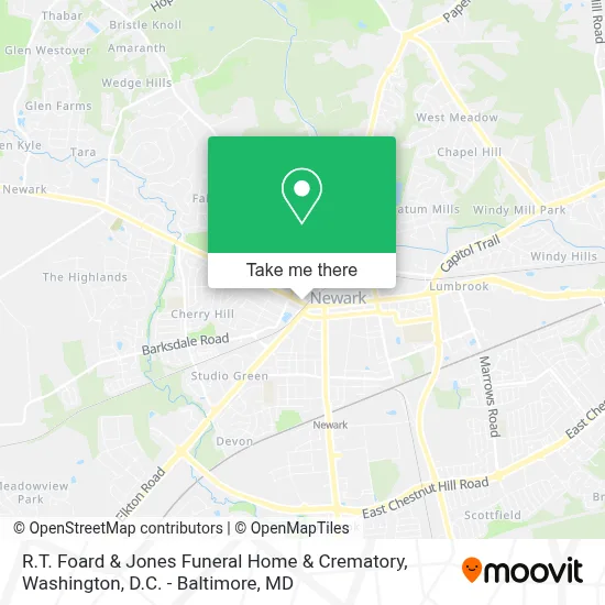 R.T. Foard & Jones Funeral Home & Crematory map