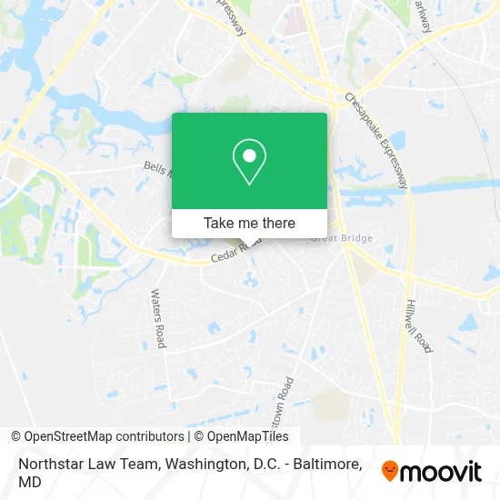 Northstar Law Team map
