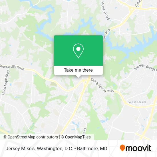 Jersey Mike's map