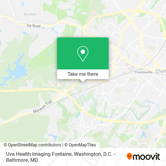 Uva Health Imaging Fontaine map