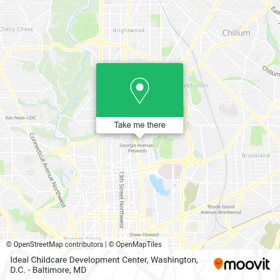 Ideal Childcare Development Center map