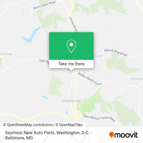 Seymour New Auto Parts map