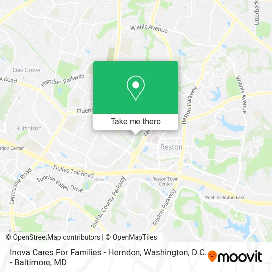 Inova Cares For Families - Herndon map