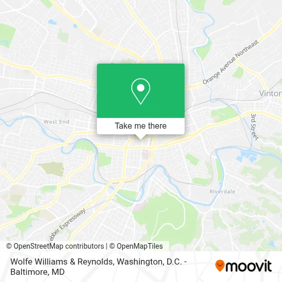 Wolfe Williams & Reynolds map