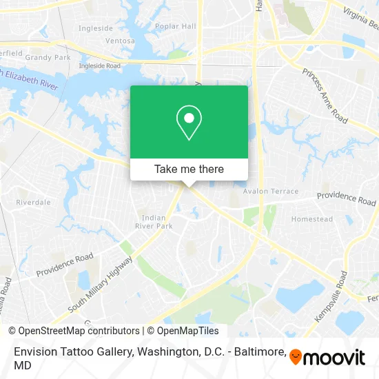 Envision Tattoo Gallery map