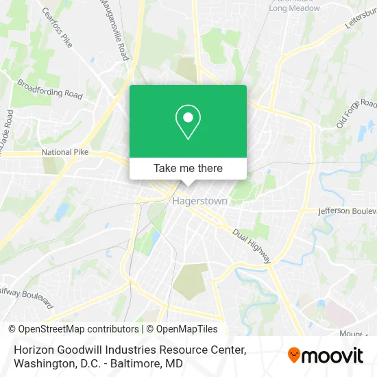 Horizon Goodwill Industries Resource Center map