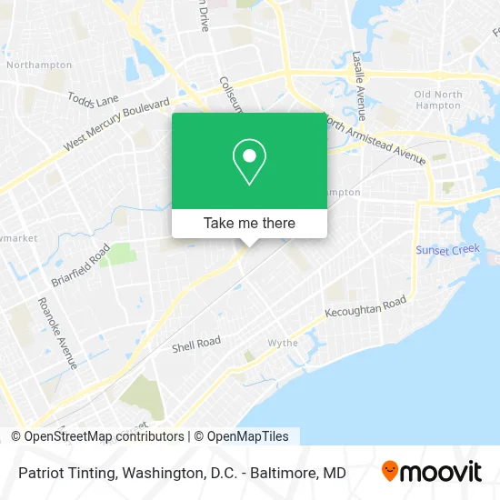 Patriot Tinting map