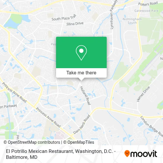 El Potrillo Mexican Restaurant map