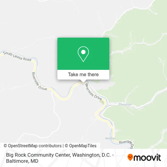 Big Rock Community Center map
