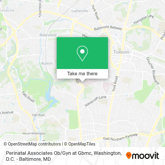 Perinatal Associates Ob / Gyn at Gbmc map