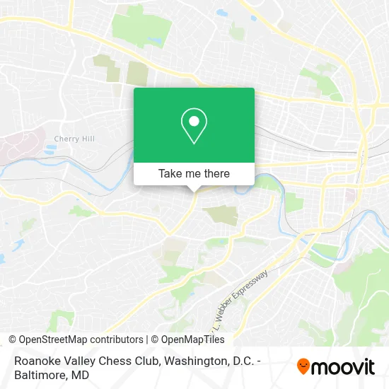 Roanoke Valley Chess Club map