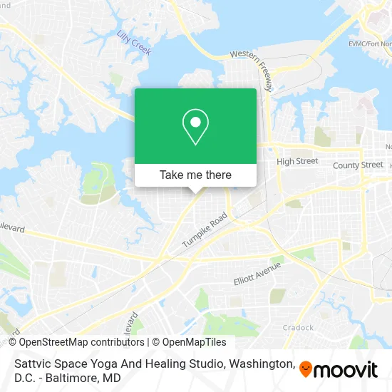 Sattvic Space Yoga And Healing Studio map