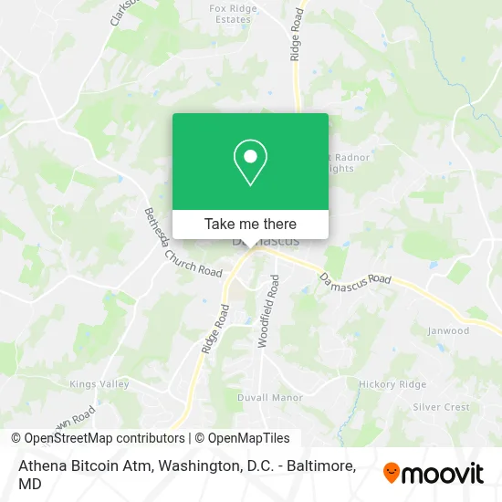 Athena Bitcoin Atm map