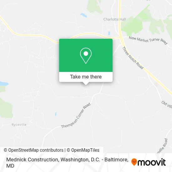 Mednick Construction map