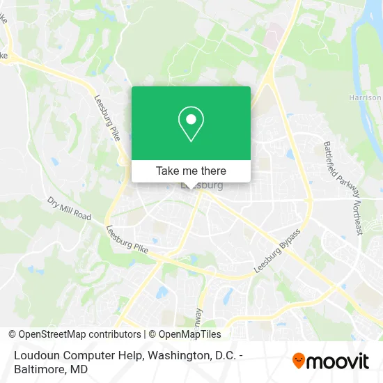Loudoun Computer Help map