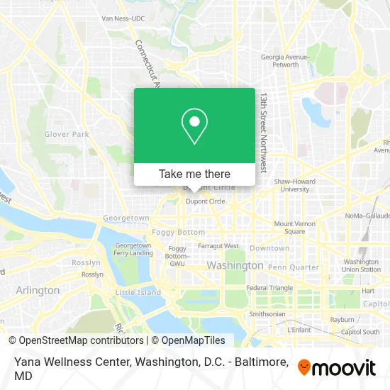 Yana Wellness Center map