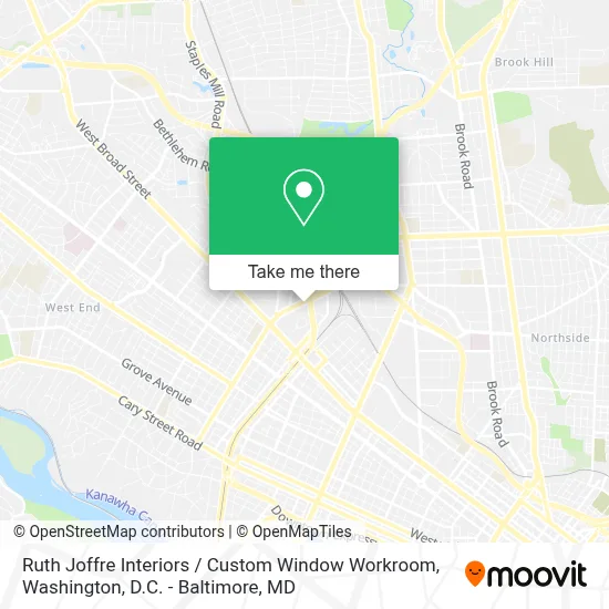 Ruth Joffre Interiors / Custom Window Workroom map