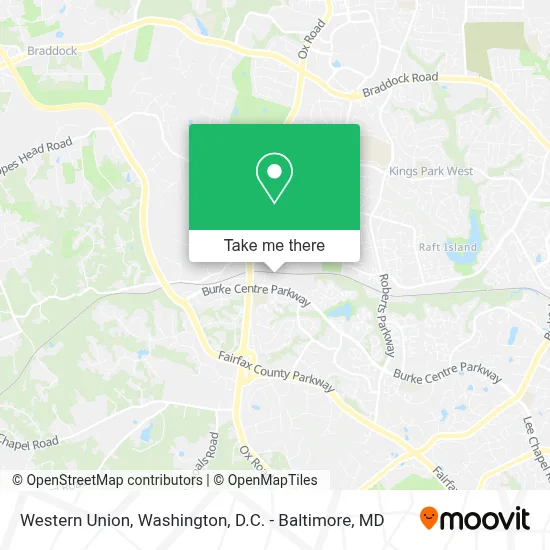 Western Union map