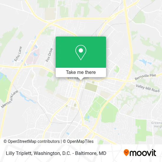 Lilly Triplett map