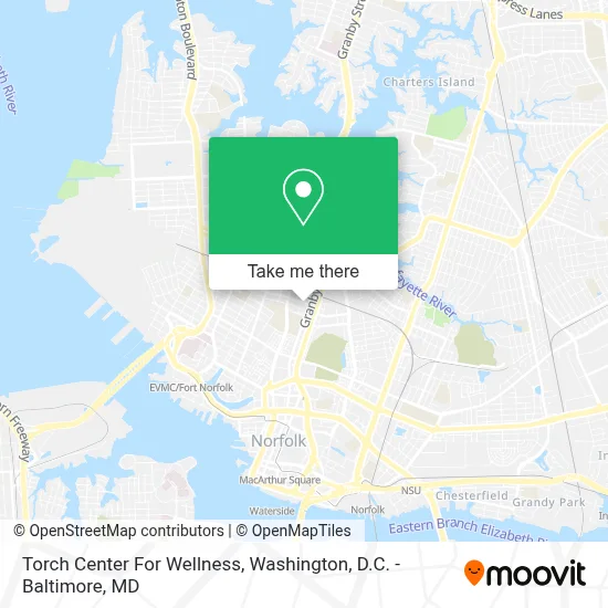 Torch Center For Wellness map
