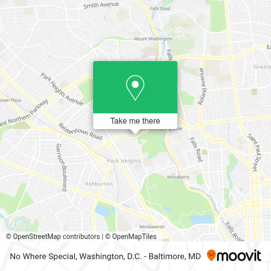No Where Special map