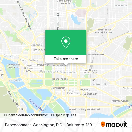 Pepcoconnect map