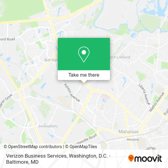 Verizon Business Services map