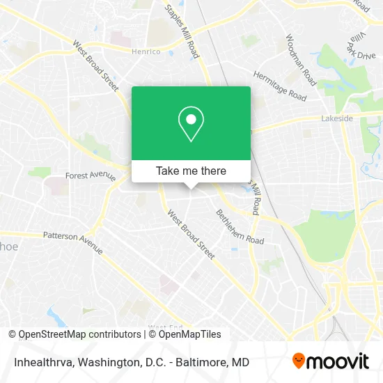 Inhealthrva map