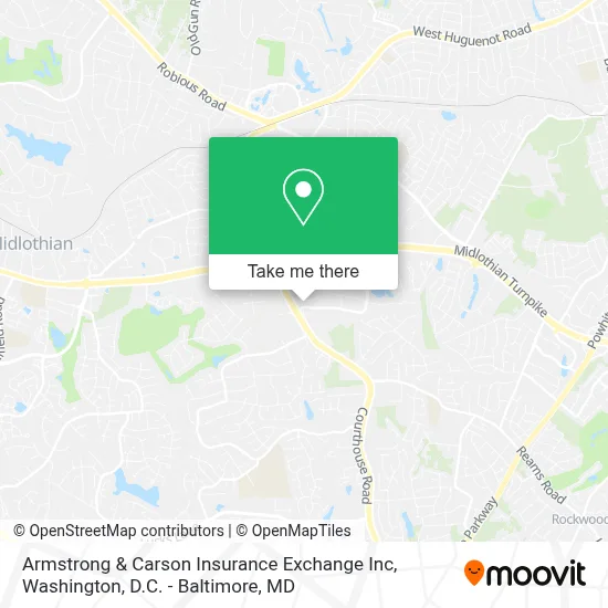 Armstrong & Carson Insurance Exchange Inc map