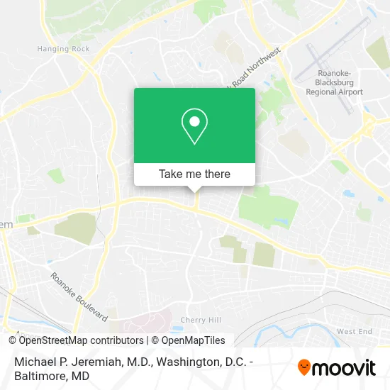 Michael P. Jeremiah, M.D. map