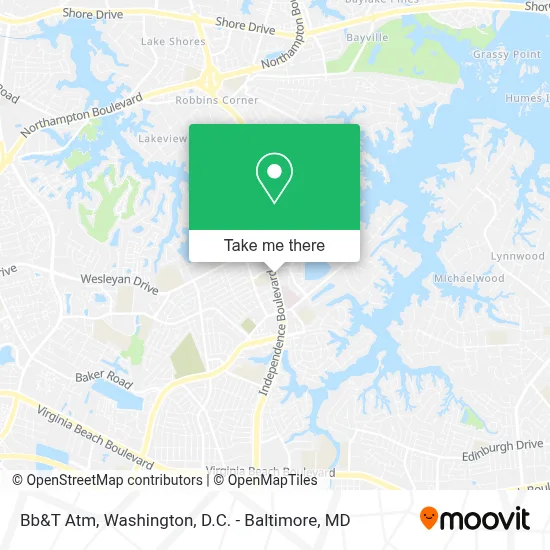 Bb&T Atm map