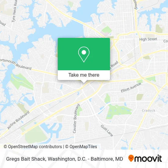 Gregs Bait Shack map