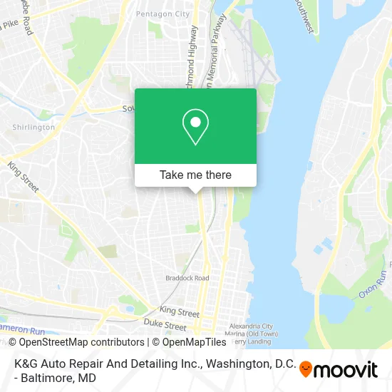 K&G Auto Repair And Detailing Inc. map