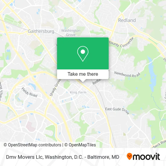 Dmv Movers Llc map