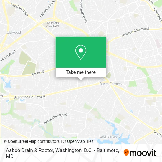 Aabco Drain & Rooter map
