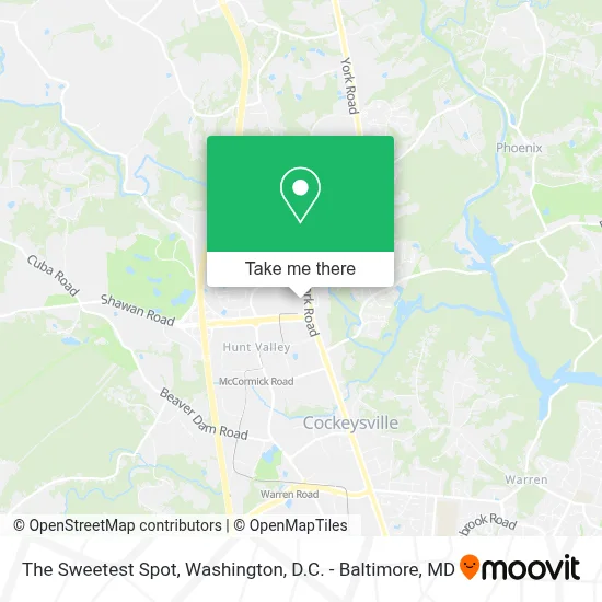 The Sweetest Spot map