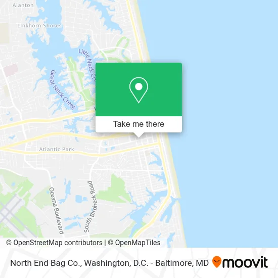 North End Bag Co. map