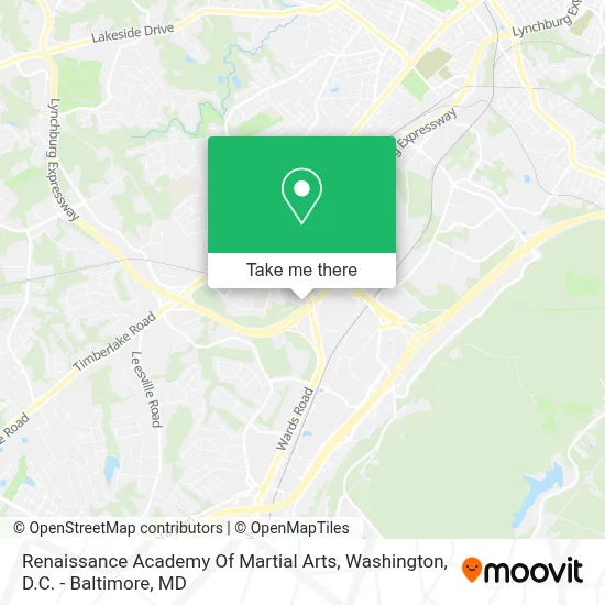 Renaissance Academy Of Martial Arts map